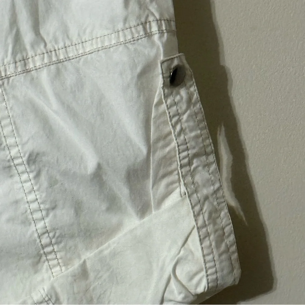 Gap Pants White Roll Up Cotton Lightweight Pockets Sz 8 NWOT - Picture 9 of 11